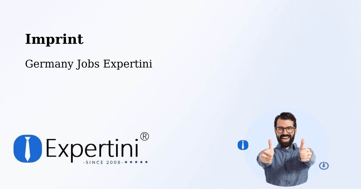 Imprint – Burladingen - Germany Jobs Expertini